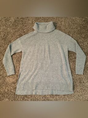 American Eagle turtleneck long sweater, color: gray, size: XL